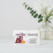 Carte De Visite Logo Construction | Maison Résidentielle (Debout devant)
