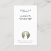 Carte De Visite Logo cool Moderne Botte de vin Sommelier (Dos)