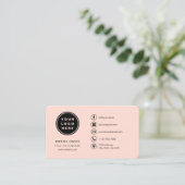 Carte De Visite Logo Corail (Debout devant)