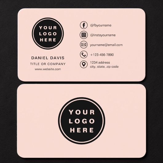 Carte De Visite Logo Corail