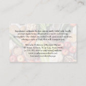 Carte De Visite Logo Cuisine italienne | Produits frais (Dos)