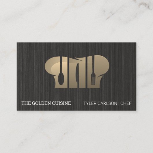 Carte De Visite Logo culinaire | Restaurant | Chef (Devant)