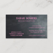 Carte De Visite Logo Cupcake Moderne Boulangerie Chef Cuisine Conf (Dos)