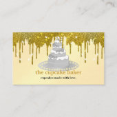 Carte De Visite Logo Cupcake Moderne Boulangerie Restauration Part (Devant)