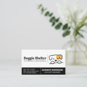 Carte De Visite Logo Cute Doggie (Debout devant)
