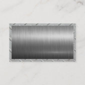 Carte De Visite Logo d'accueil des outils de construction | Métal  (Dos)