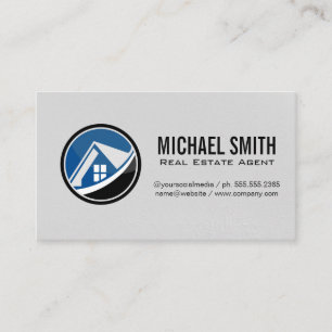 Carte De Visite Logo d'accueil Immobilier