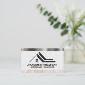 Carte De Visite Logo d'accueil | Matériaux de construction (Debout devant)