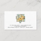 Carte De Visite Logo d'accueil | Schéma directeur (Dos)