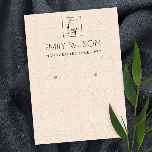 CARTE DE VISITE LOGO D'AFFICHAGE DE LA TEXTURE CÉRAMIQUE DE LA PA