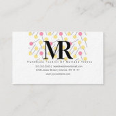 Carte De Visite Logo d'aiguilles de mode sur mesure pour broderie (Dos)