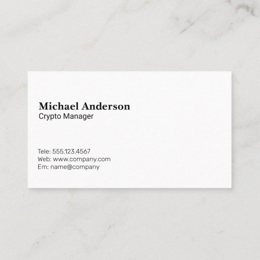 Carte De Visite Logo d'applications mobiles | Devises de chiffreme (Dos)