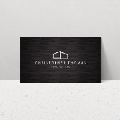 Carte De Visite Logo d'architecture de maison moderne, immobilier