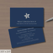 Carte De Visite Logo d'argent professionnel moderne