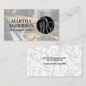 Carte De Visite Logo d'argenterie | Traiteur (Devant / Derrière)