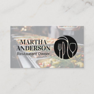 Carte De Visite Logo d'argenterie   Traiteur 