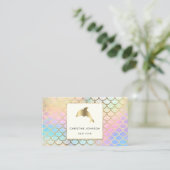 Carte De Visite logo dauphin (Debout devant)