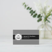 Carte De Visite Logo d'avocat professionnel (Debout devant)