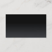 Carte De Visite Logo de basket-ball personnalisable Noir (Dos)