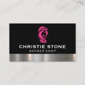 Carte De Visite Logo de beauté du salon de coiffure (Devant)