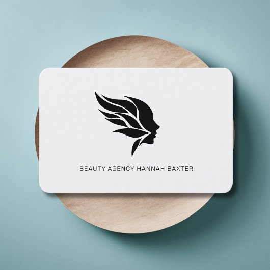 Carte De Visite Logo de beauté femme, Moderne, Salon,
