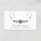 Carte De Visite Logo de bijoux artisanal | Bijouterie (Devant)