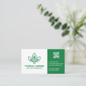 Carte De Visite Logo de Bio Tech | Ingénieur (Debout devant)