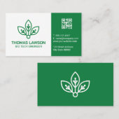 Carte De Visite Logo de Bio Tech | Ingénieur (Devant / Derrière)