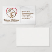 Carte De Visite Logo de bouddling de chat de chien | Protection de (Devant / Derrière)