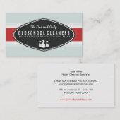 Carte De Visite Logo de bouteille Retro Cleaning Business Spray (Devant / Derrière)