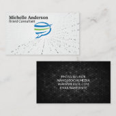 Carte De Visite Logo de bulle de discussion | Corp (Devant / Derrière)
