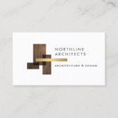 Carte De Visite Logo de cabinet d'architecte moderne (Devant)