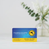 Carte De Visite Logo de caméra de sécurité | Technologie d'IA (Debout devant)