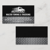 Carte De Visite Logo de camionnage | Acier (Devant / Derrière)