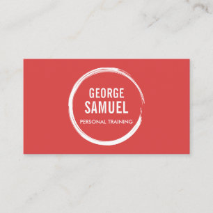 CARTE DE VISITE LOGO DE CHALK SKETCH DU FORMATEUR PERSONNEL