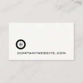 Carte De Visite Logo de chandeliers (Devant)