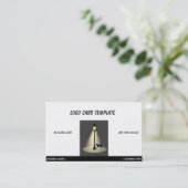 Carte De Visite Logo de chat léger de rue (Debout devant)