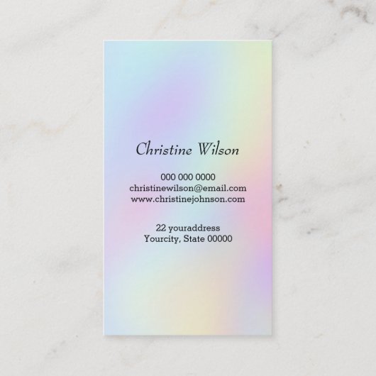 Carte De Visite logo de ciseaux de salon de coiffure papillon (Dos)