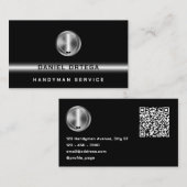 Carte De Visite Logo de clé métallique professionnel (Devant / Derrière)