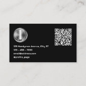 Carte De Visite Logo de clé métallique professionnel (Dos)