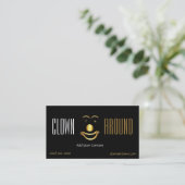 Carte De Visite Logo de clown Gold Classy (Debout devant)