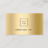 Carte De Visite Logo de code Gold qr (Devant)