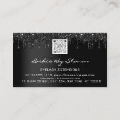 Carte De Visite Logo de code Qr Black Drivers Professional (Dos)