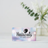 Carte De Visite Logo de coiffeur | Boke (Debout devant)