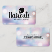 Carte De Visite Logo de coiffeur | Boke (Devant / Derrière)