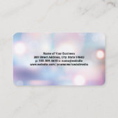 Carte De Visite Logo de coiffeur | Boke (Dos)
