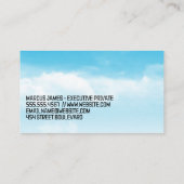 Carte De Visite Logo de compagnie aérienne | Vol (Dos)