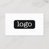 Carte De Visite Logo de conception d'entreprise de base et coordon (Dos)