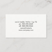 Carte De Visite Logo de conduite automatique (Dos)