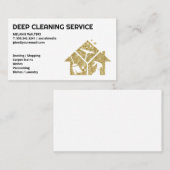 Carte De Visite Logo de conservation de la Parties scintillant d'o (Devant / Derrière)